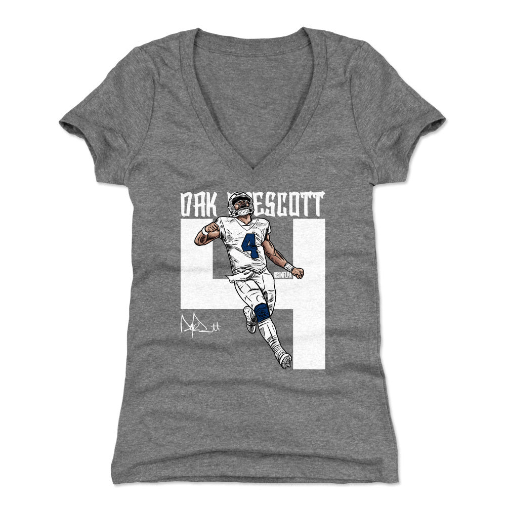 Dak Prescott Women's V-Neck T-Shirt | 500 LEVEL