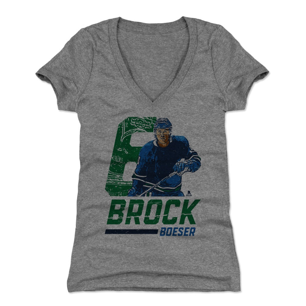 Brock Boeser Women's V-Neck T-Shirt | 500 LEVEL