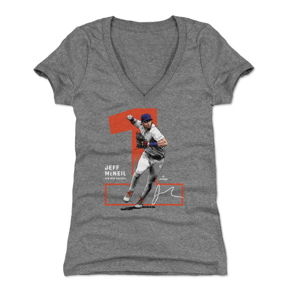Jeff McNeil Women's V-Neck T-Shirt | 500 LEVEL