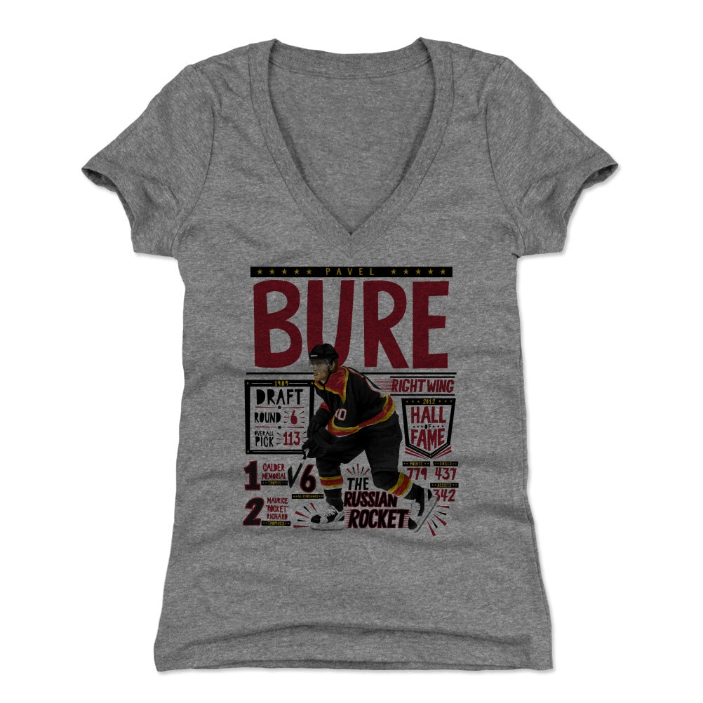 Pavel Bure Women's V-Neck T-Shirt | 500 LEVEL