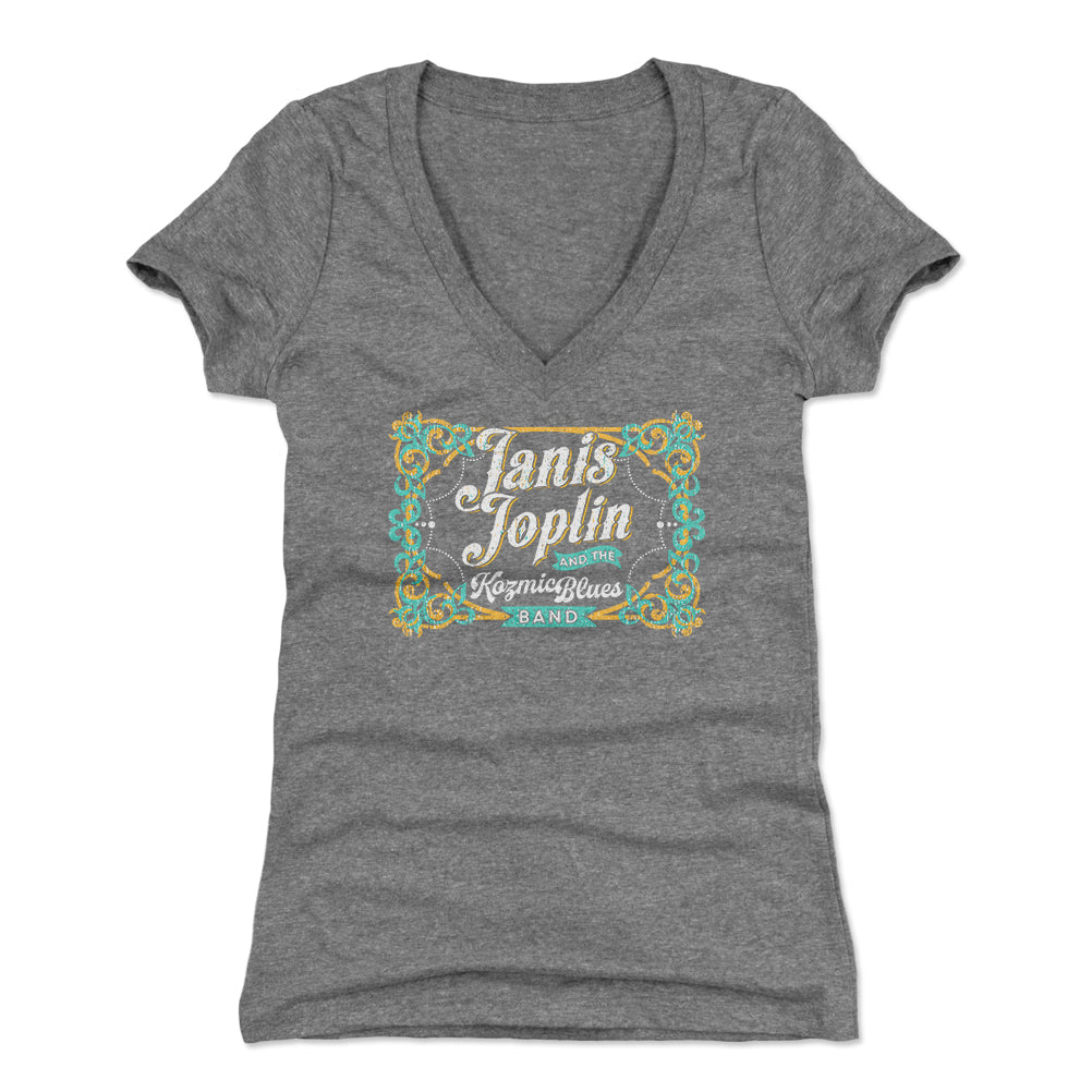 Janis Joplin Women's V-Neck T-Shirt | 500 LEVEL