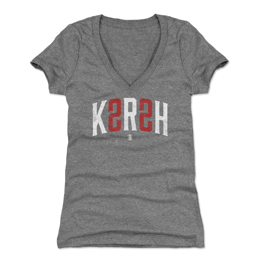 Clayton Kershaw Women's V-Neck T-Shirt | 500 LEVEL