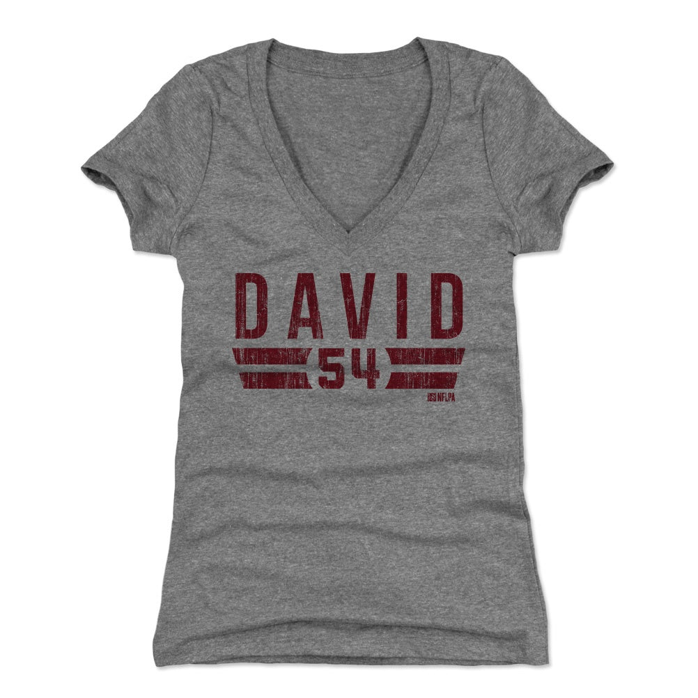 Lavonte David Women's V-Neck T-Shirt | 500 LEVEL