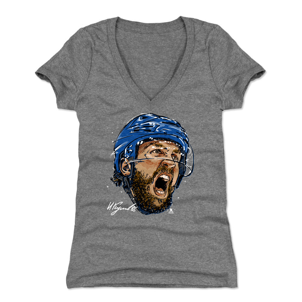 Nikita Kucherov Women's V-Neck T-Shirt | 500 LEVEL