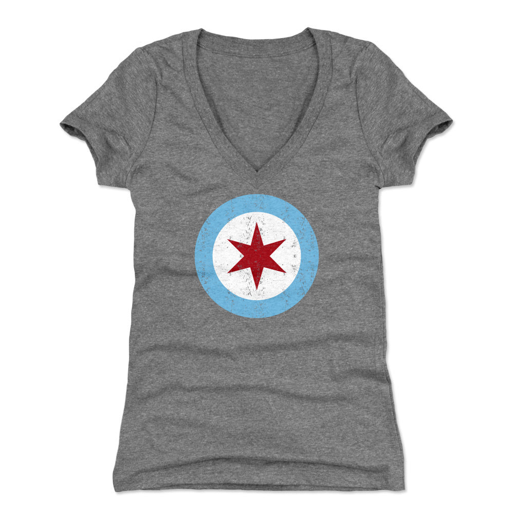 Chicago Women's V-Neck T-Shirt | 500 LEVEL