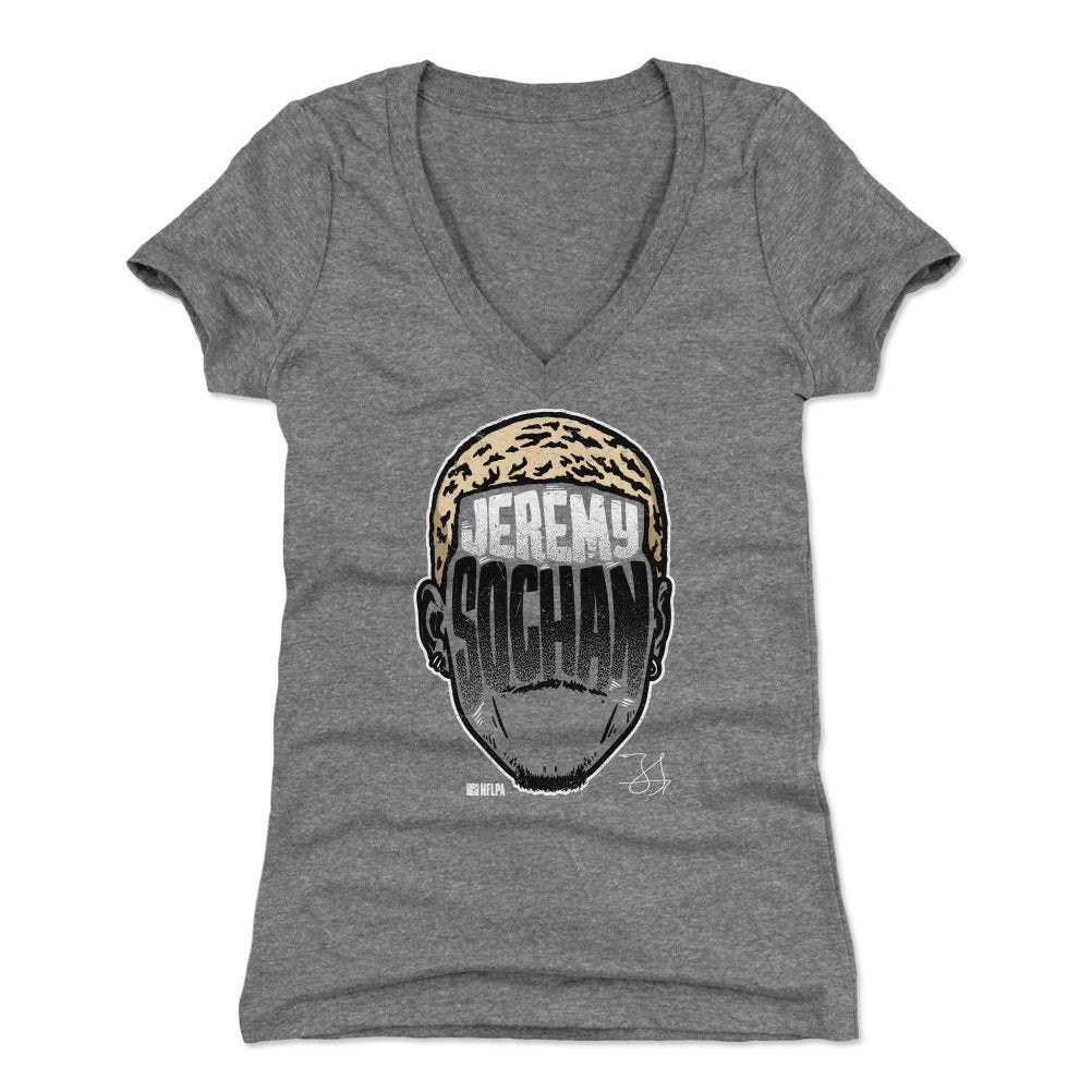 Jeremy Sochan Women's V-Neck T-Shirt | 500 LEVEL