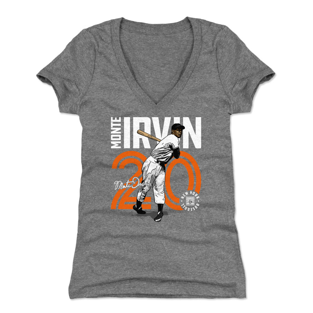Monte Irvin Women's V-Neck T-Shirt | 500 LEVEL