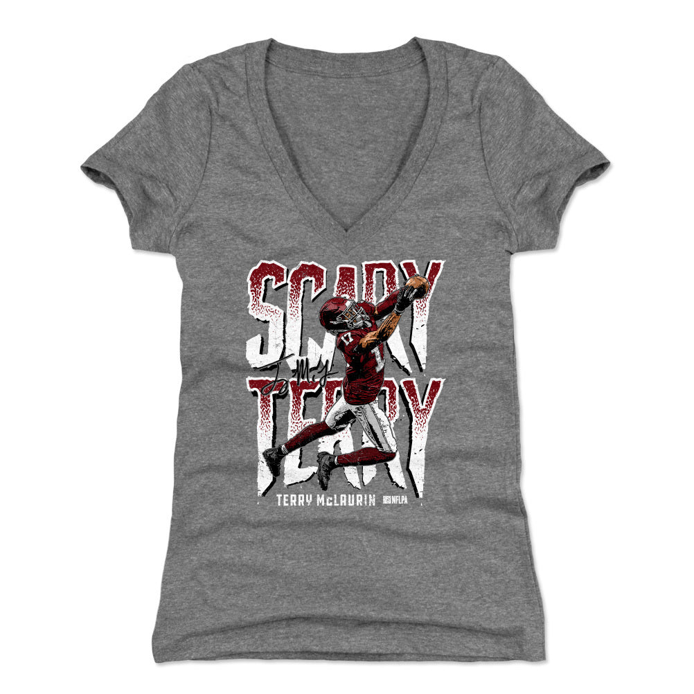 Terry McLaurin Women's V-Neck T-Shirt | 500 LEVEL