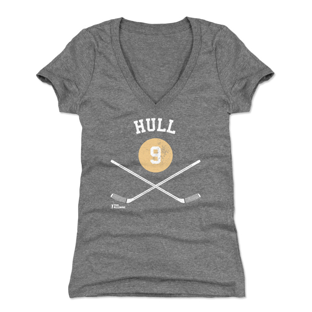 Brett Hull Women's V-Neck T-Shirt | 500 LEVEL