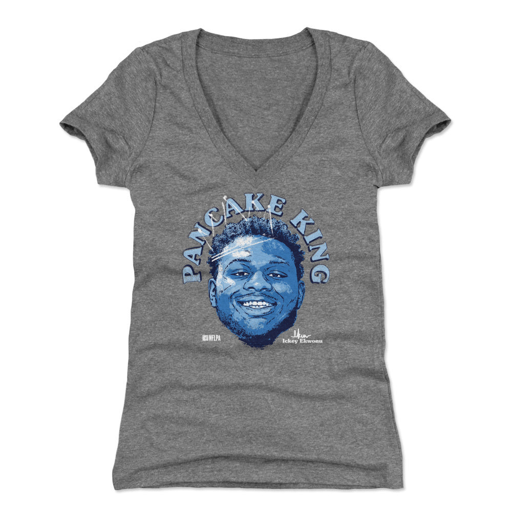 Ickey Ekwonu Women's V-Neck T-Shirt | 500 LEVEL