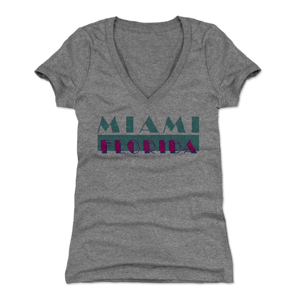 Miami Women's V-Neck T-Shirt | 500 LEVEL