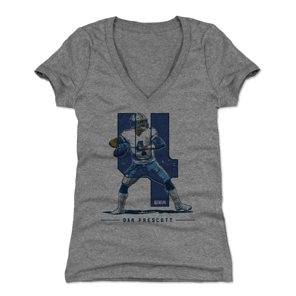 Dak Prescott Women's V-Neck T-Shirt | 500 LEVEL