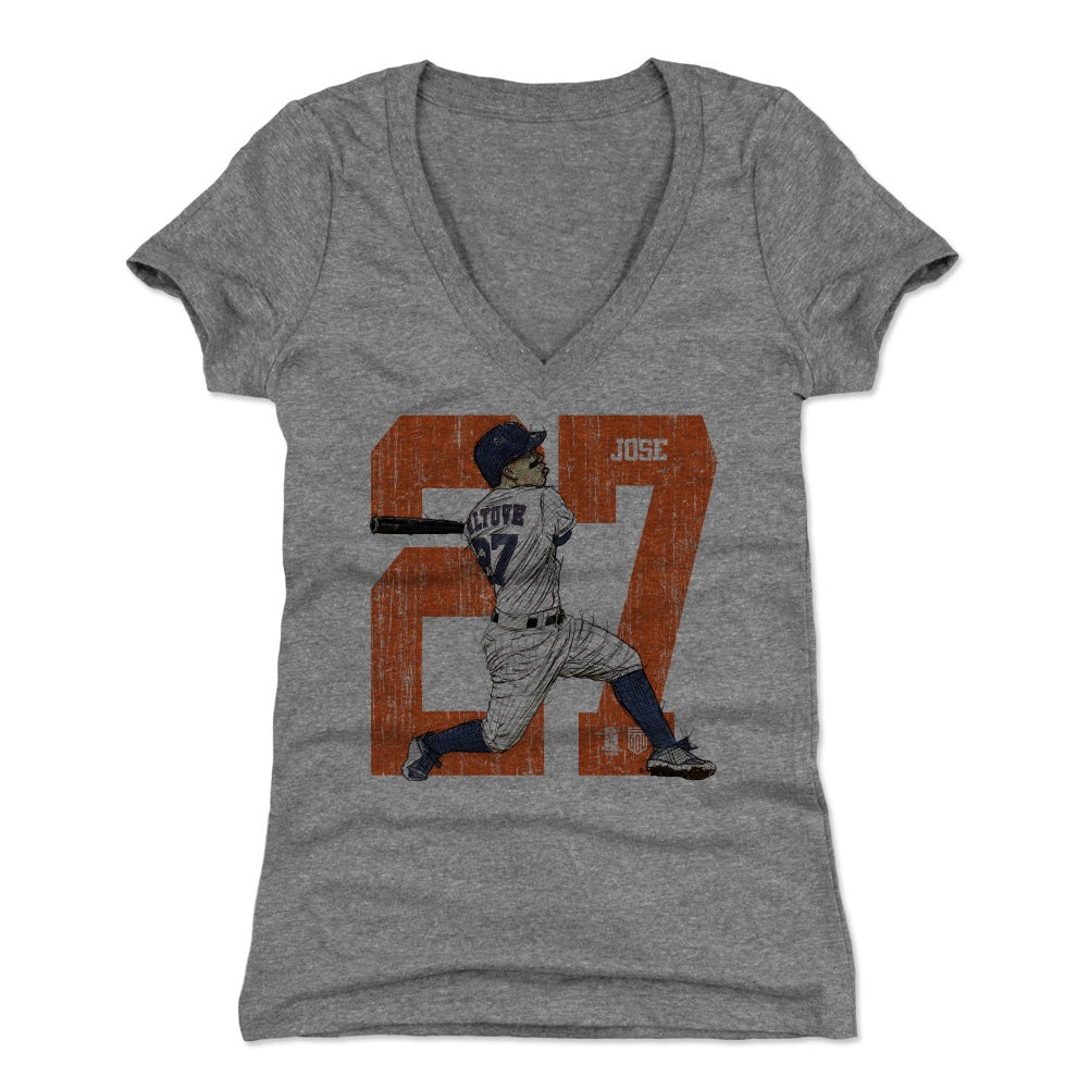 Jose Altuve Women's V-Neck T-Shirt | 500 LEVEL