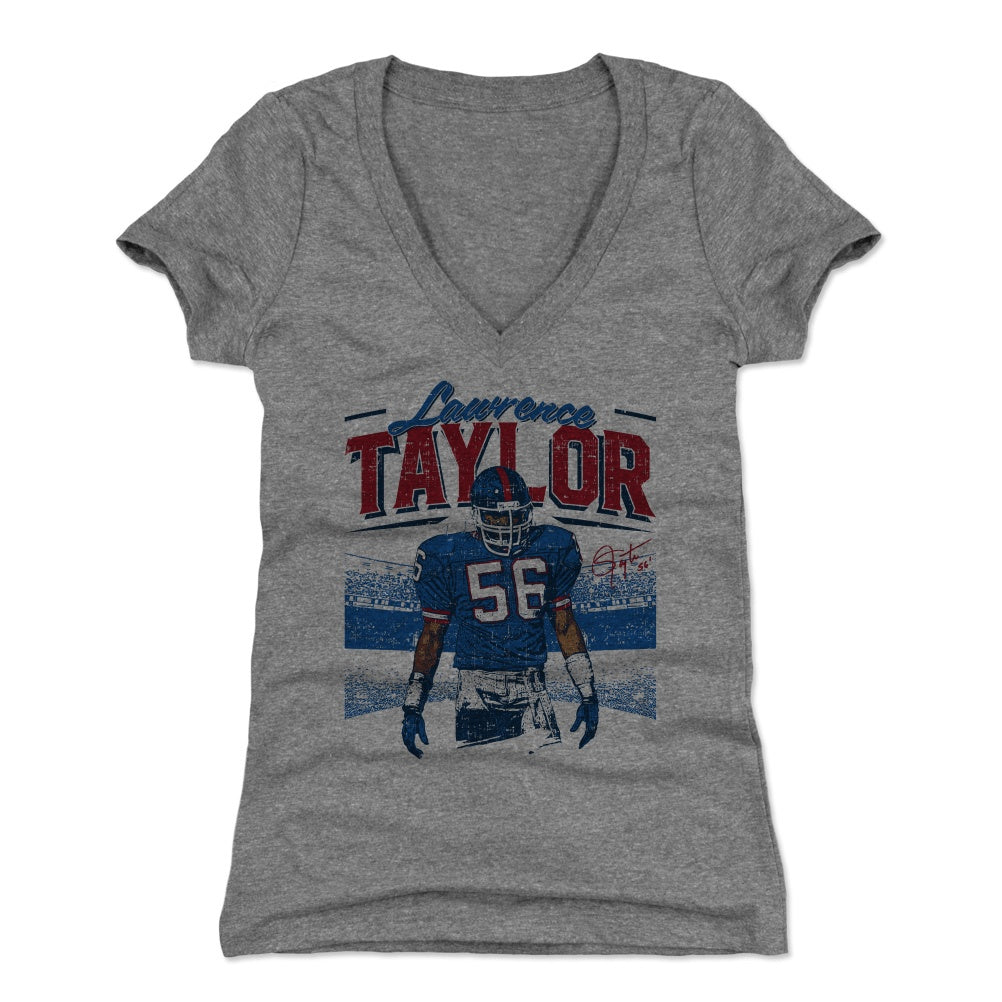 Lawrence Taylor Women's V-Neck T-Shirt | 500 LEVEL
