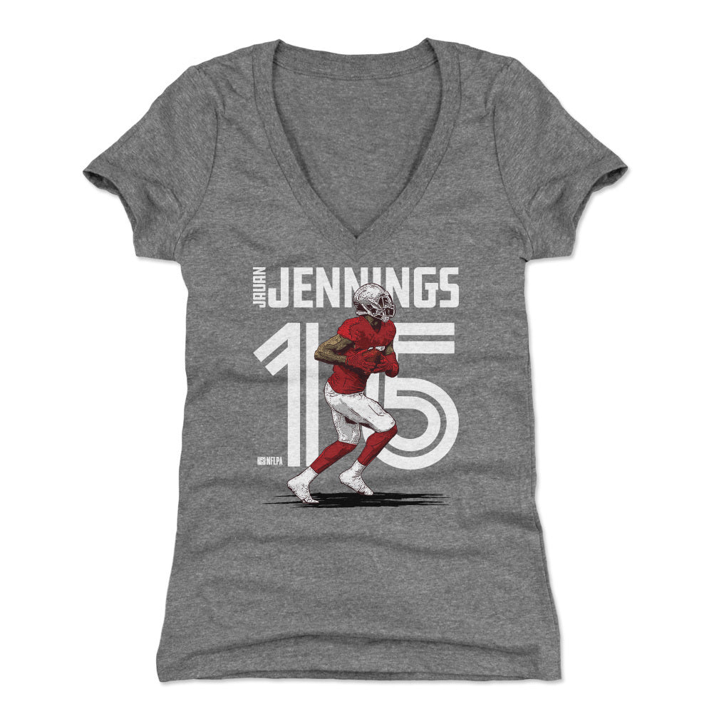 Jauan Jennings Women's V-Neck T-Shirt | 500 LEVEL