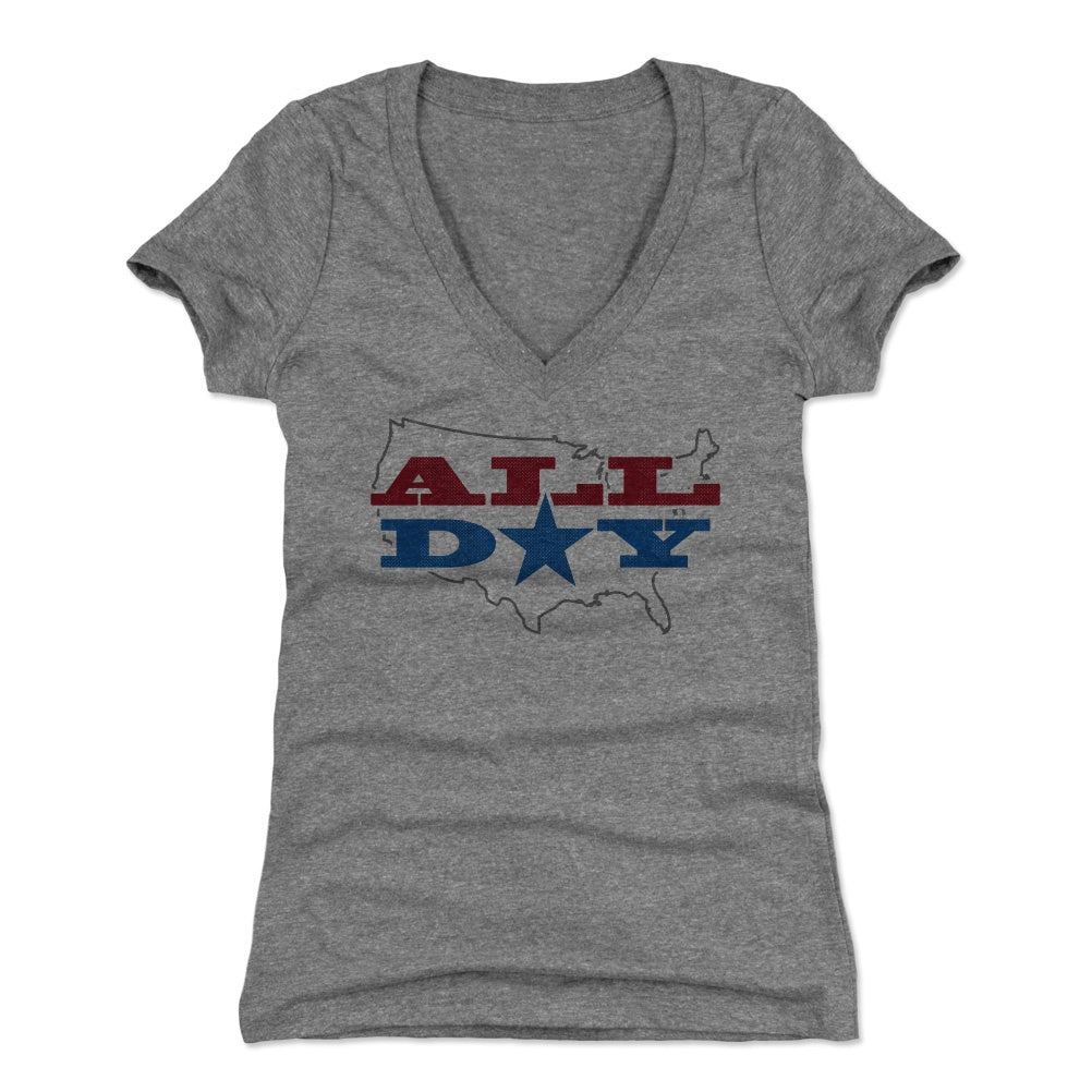 USA Women's V-Neck T-Shirt | 500 LEVEL