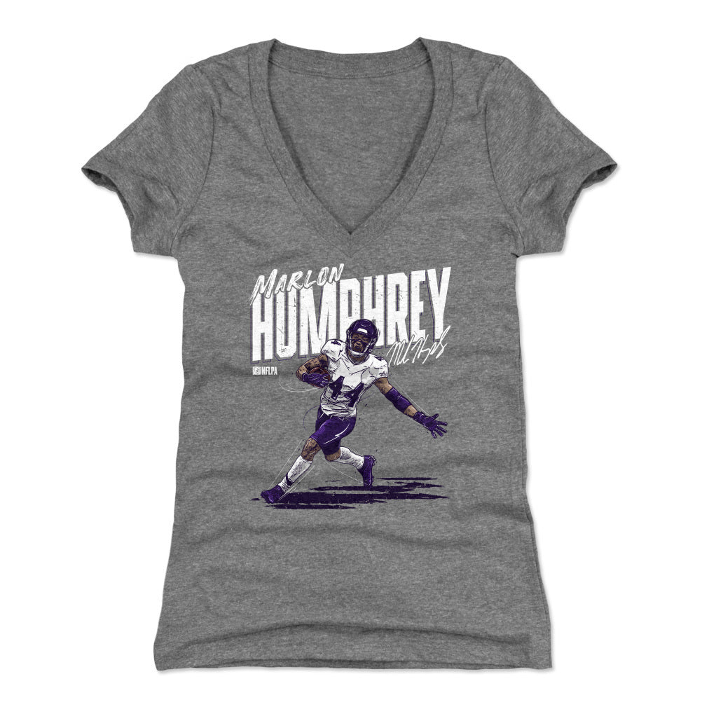 Marlon Humphrey Women's V-Neck T-Shirt | 500 LEVEL