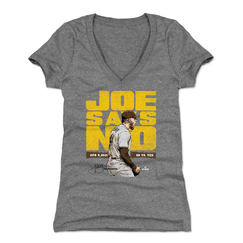 Joe Musgrove Women's V-Neck T-Shirt | 500 LEVEL