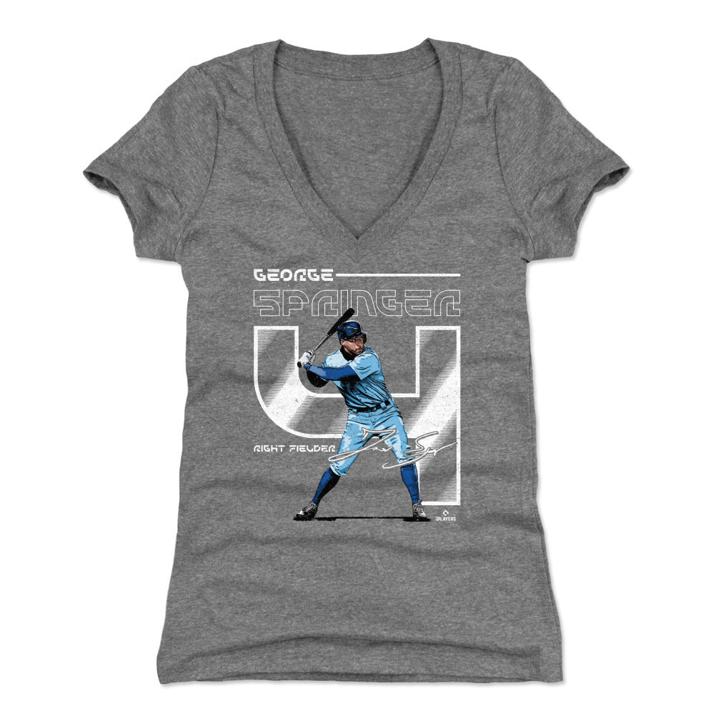 George Springer Women's V-Neck T-Shirt | 500 LEVEL