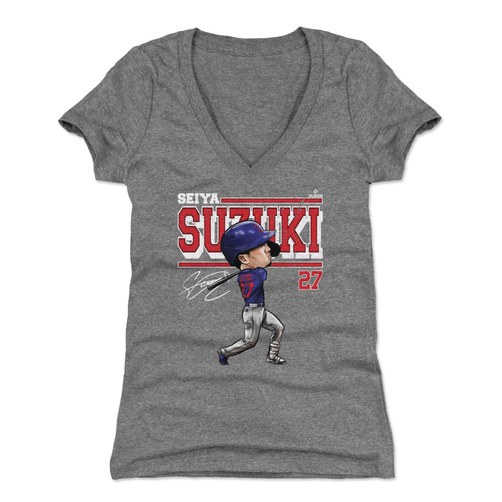 Seiya Suzuki Women's V-Neck T-Shirt | 500 LEVEL