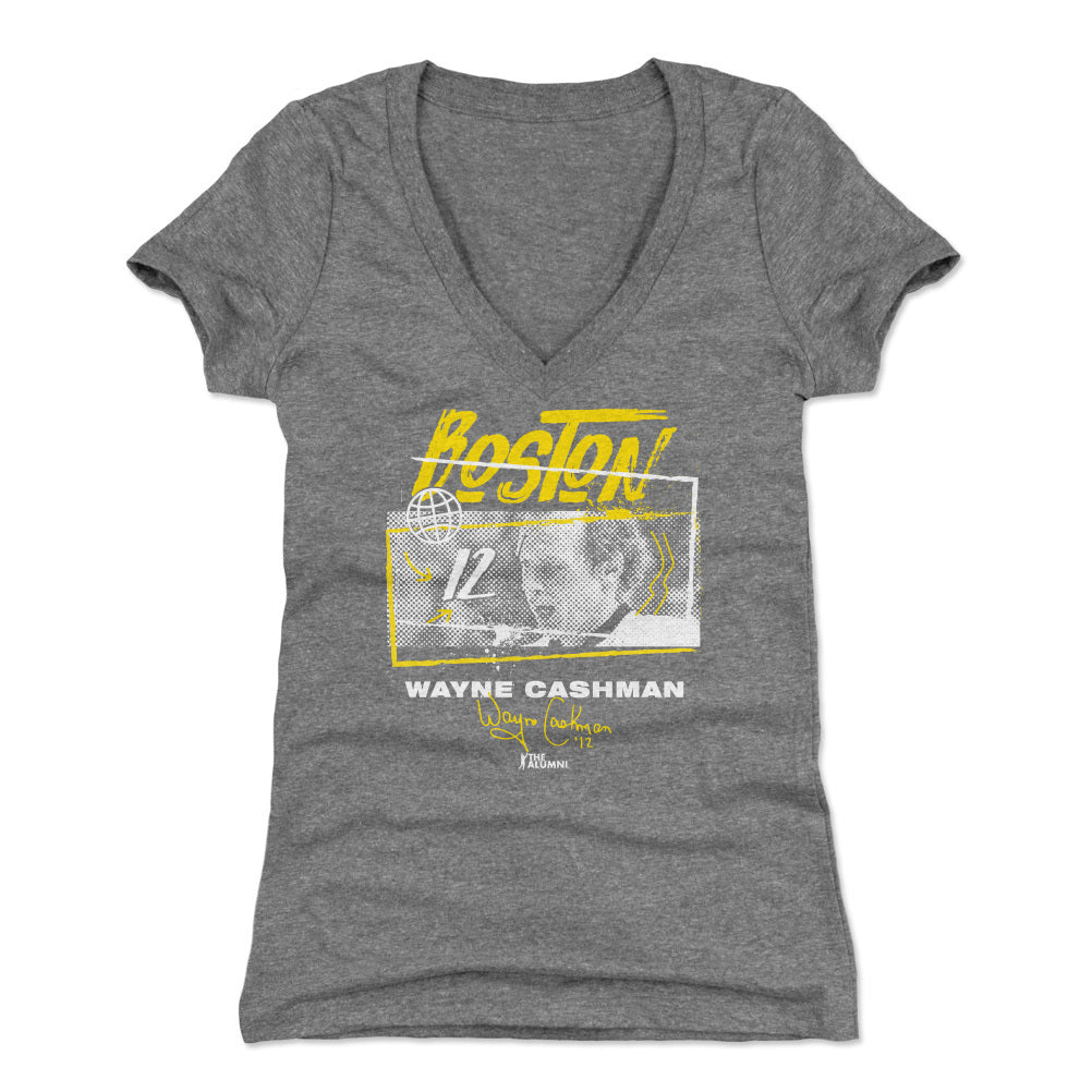 Wayne Cashman Women's V-Neck T-Shirt | 500 LEVEL