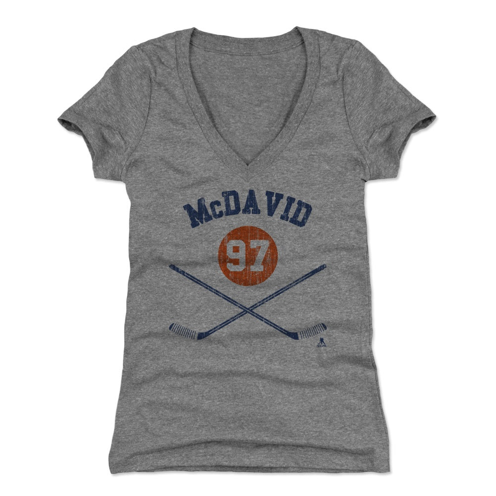 Connor McDavid Women's V-Neck T-Shirt | 500 LEVEL