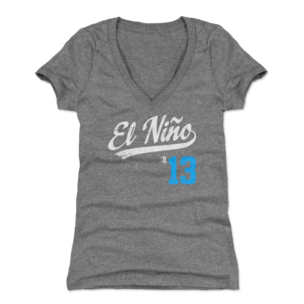 Salvador Perez Women's V-Neck T-Shirt | 500 LEVEL