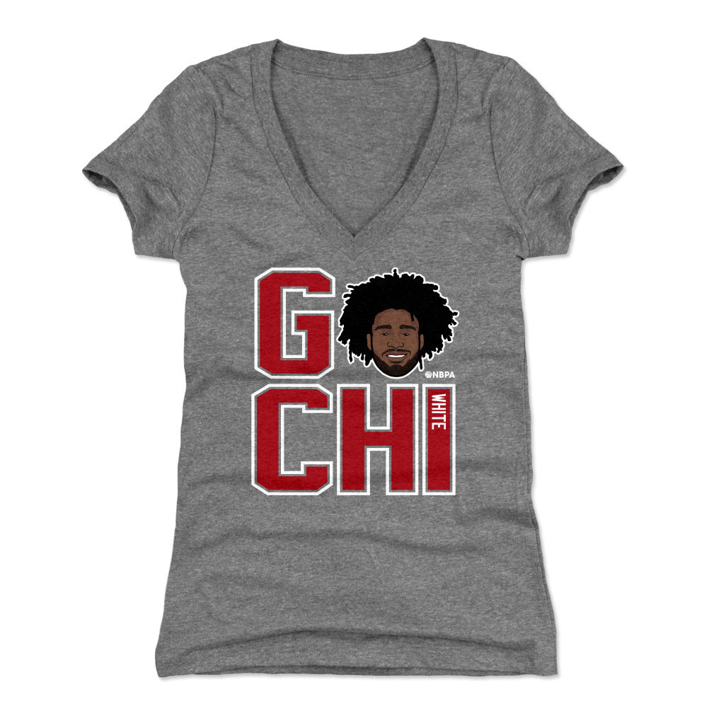 Coby White Women's V-Neck T-Shirt | 500 LEVEL