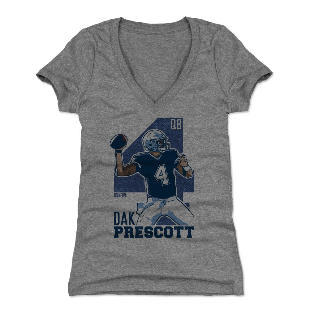 Dak Prescott Women's V-Neck T-Shirt | 500 LEVEL