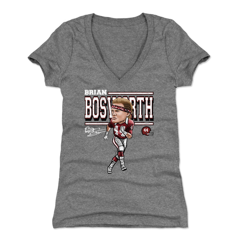 Brian Bosworth Women's V-Neck T-Shirt | 500 LEVEL