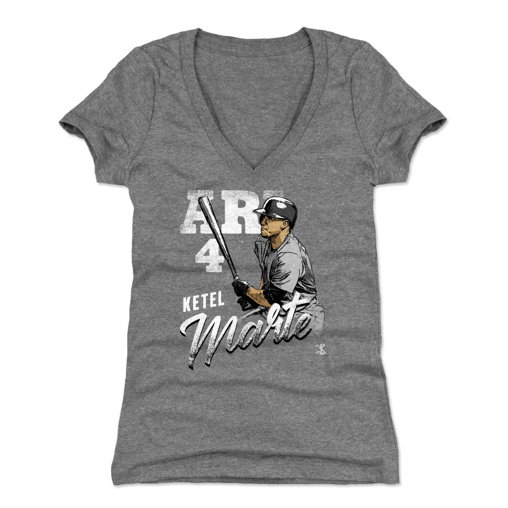 Ketel Marte Women's V-Neck T-Shirt | 500 LEVEL