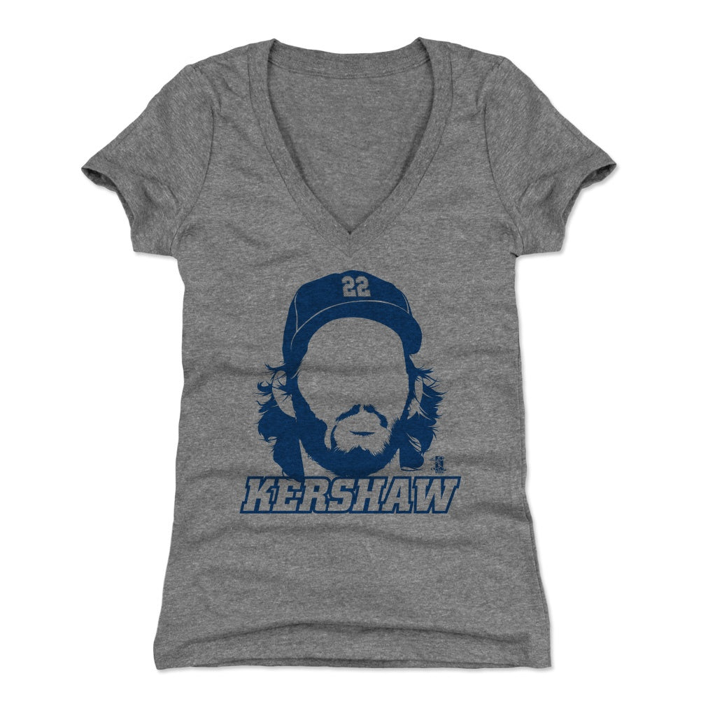 Clayton Kershaw Women's V-Neck T-Shirt | 500 LEVEL