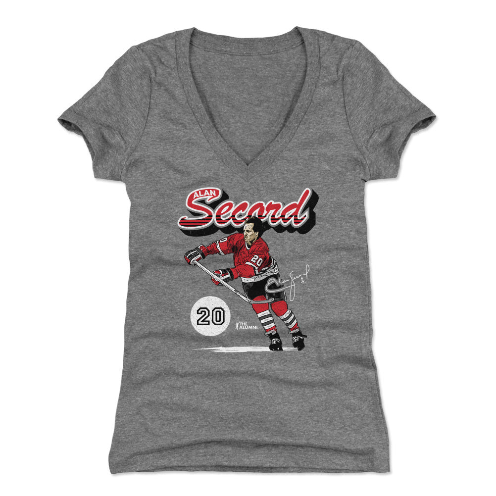 Alan Secord Women's V-Neck T-Shirt | 500 LEVEL