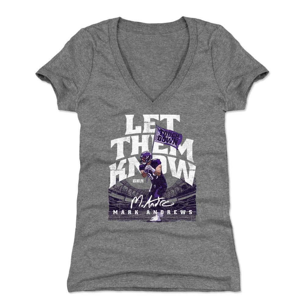 Mark Andrews Women's V-Neck T-Shirt | 500 LEVEL