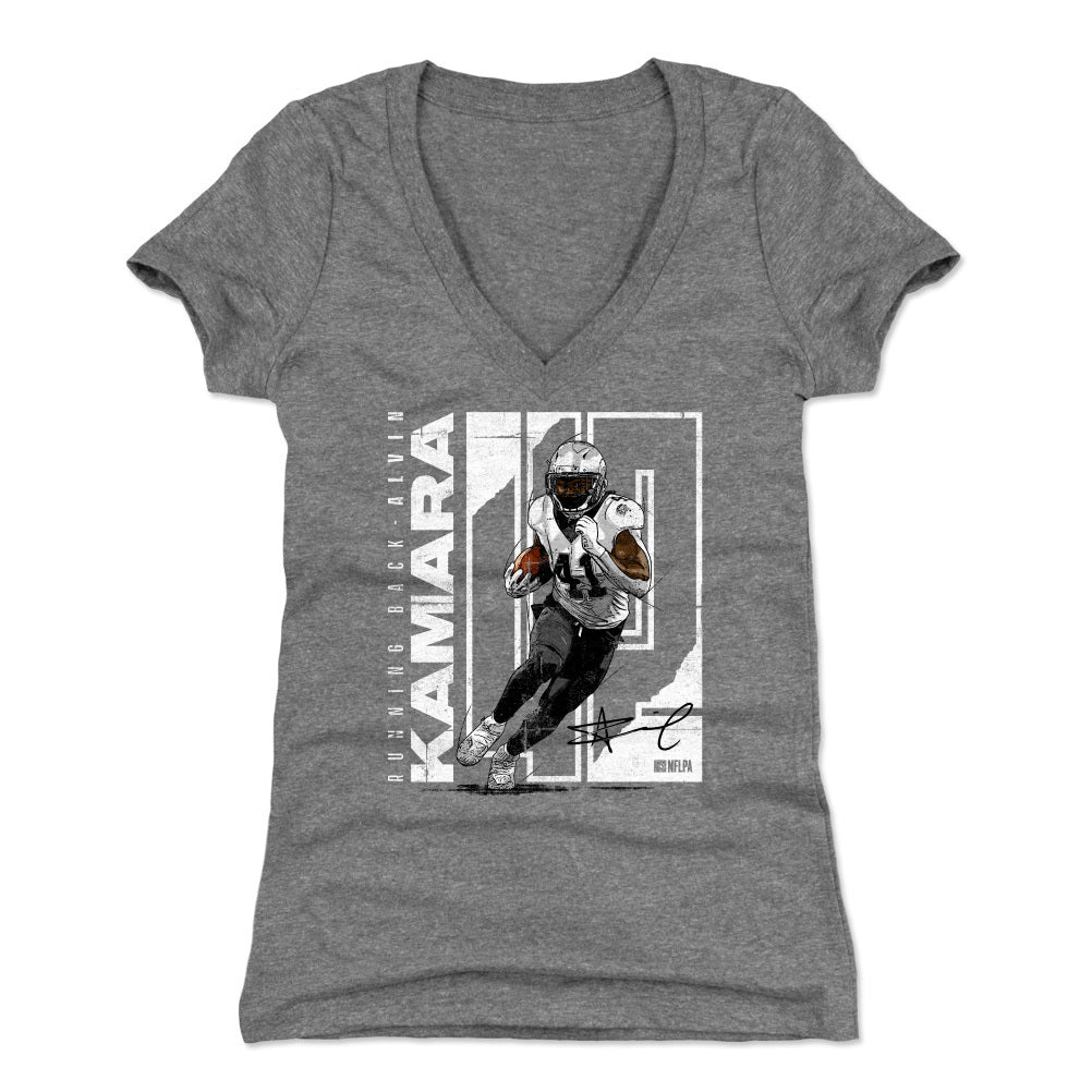 Alvin Kamara Women's V-Neck T-Shirt | 500 LEVEL