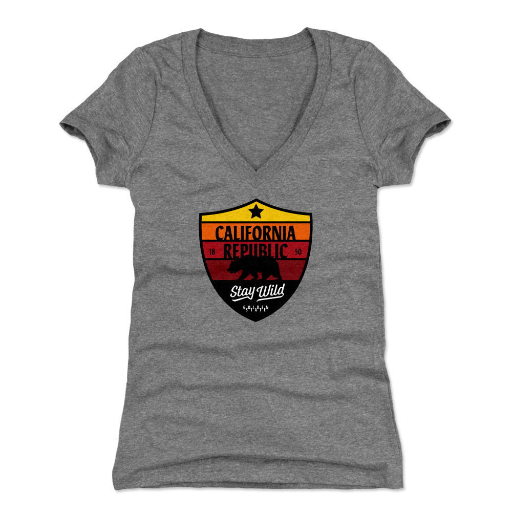 California Women's V-Neck T-Shirt | 500 LEVEL