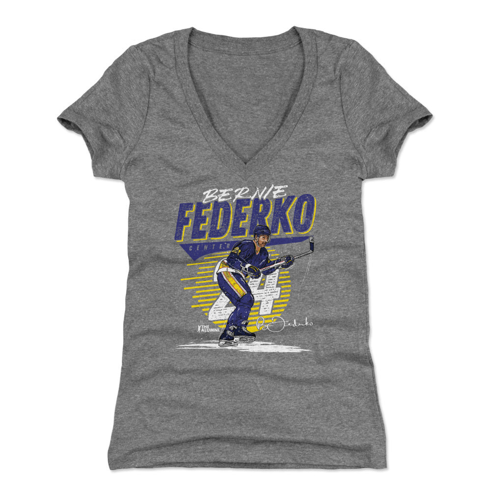 Bernie Federko Women's V-Neck T-Shirt | 500 LEVEL