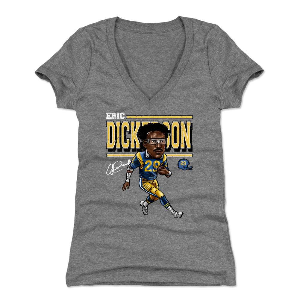 Eric Dickerson Women's V-Neck T-Shirt | 500 LEVEL