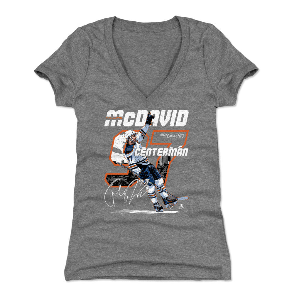 Connor McDavid Women's V-Neck T-Shirt | 500 LEVEL