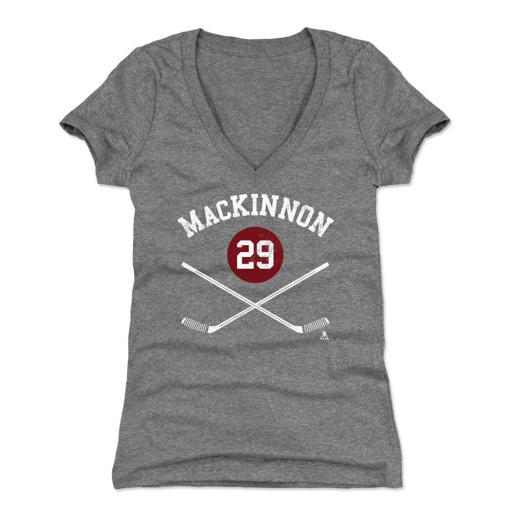 Nathan MacKinnon Women's V-Neck T-Shirt | 500 LEVEL
