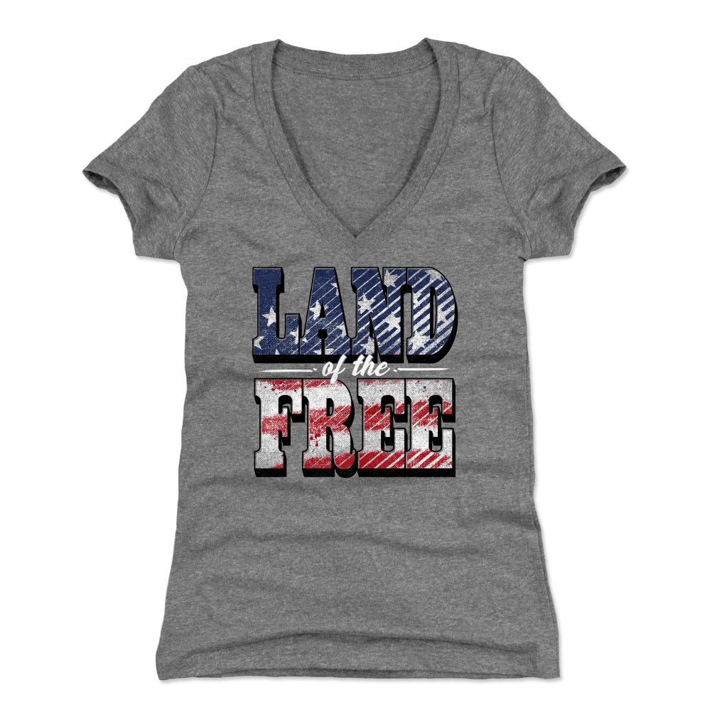 USA Women's V-Neck T-Shirt | 500 LEVEL