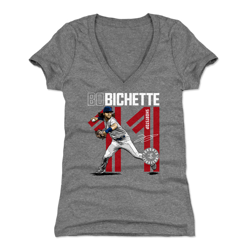 Bo Bichette Women's V-Neck T-Shirt | 500 LEVEL