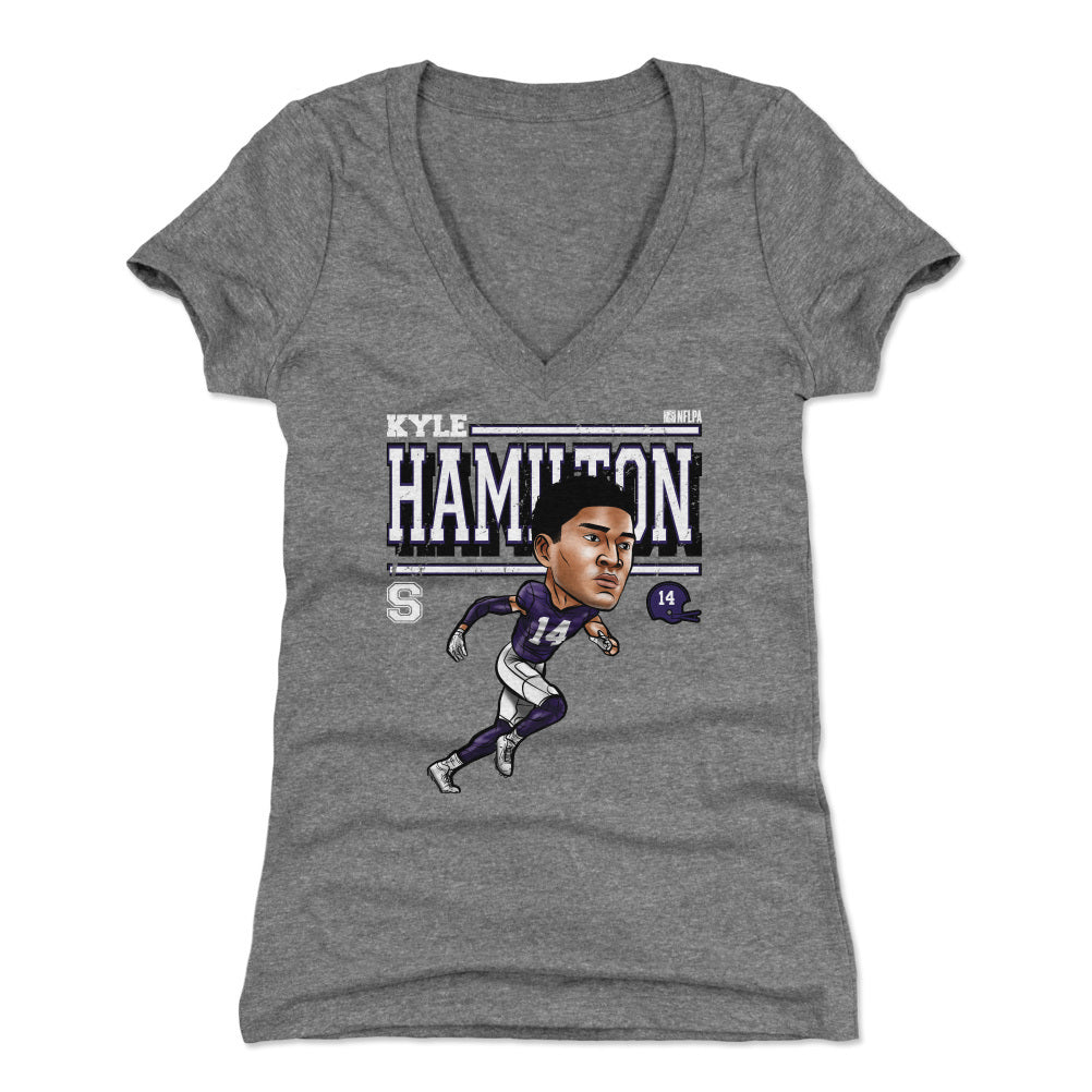 Kyle Hamilton Women's V-Neck T-Shirt | 500 LEVEL