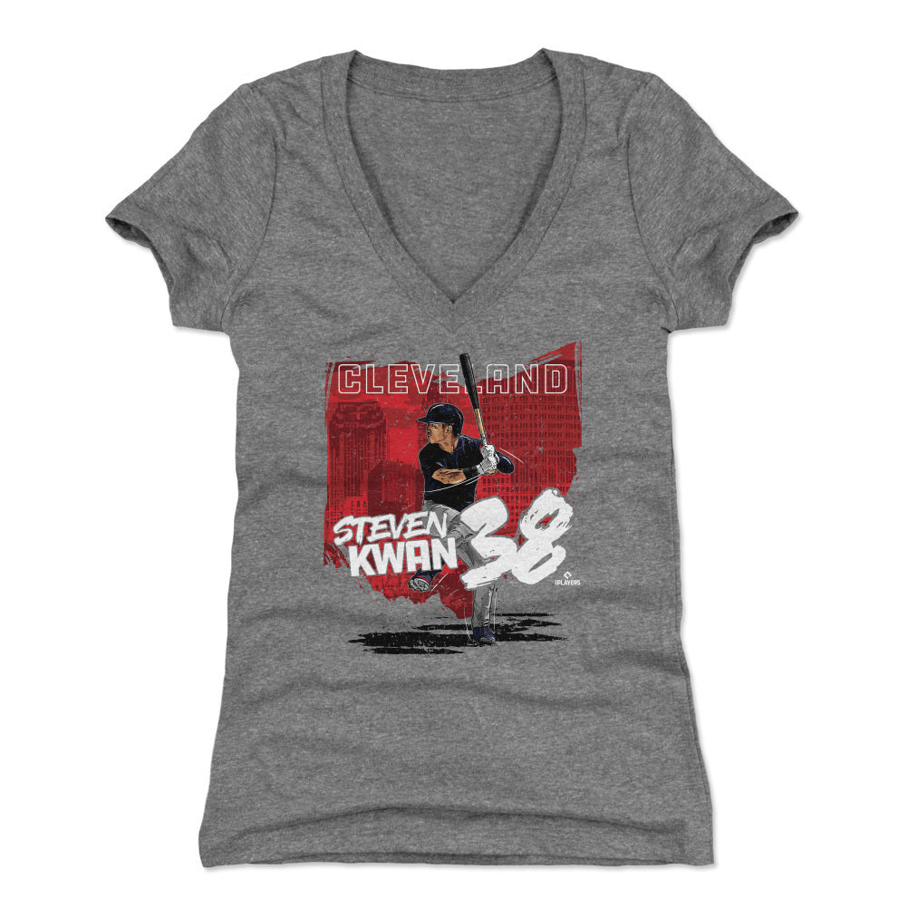 Steven Kwan Women's V-Neck T-Shirt | 500 LEVEL