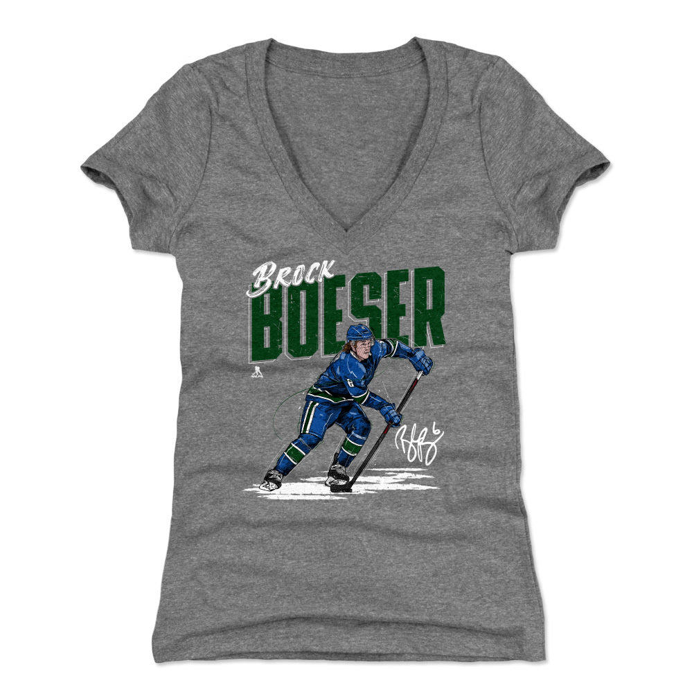 Brock Boeser Women's V-Neck T-Shirt | 500 LEVEL