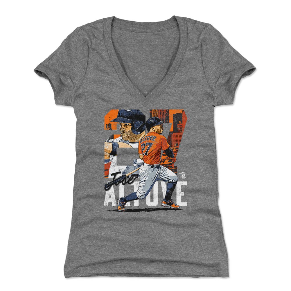 Jose Altuve Women's V-Neck T-Shirt | 500 LEVEL
