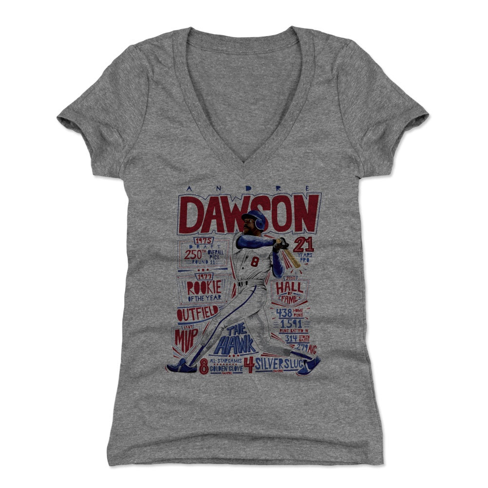 Andre Dawson Women's V-Neck T-Shirt | 500 LEVEL