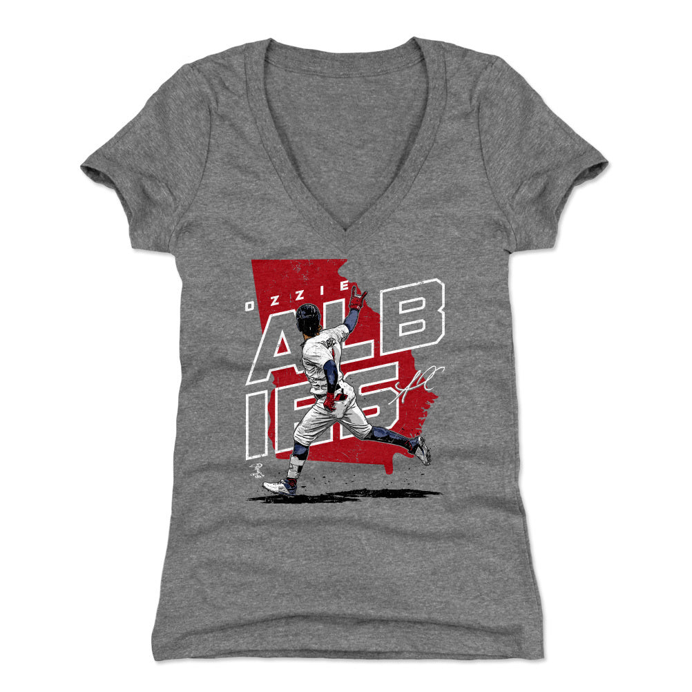 Ozzie Albies Women's V-Neck T-Shirt | 500 LEVEL