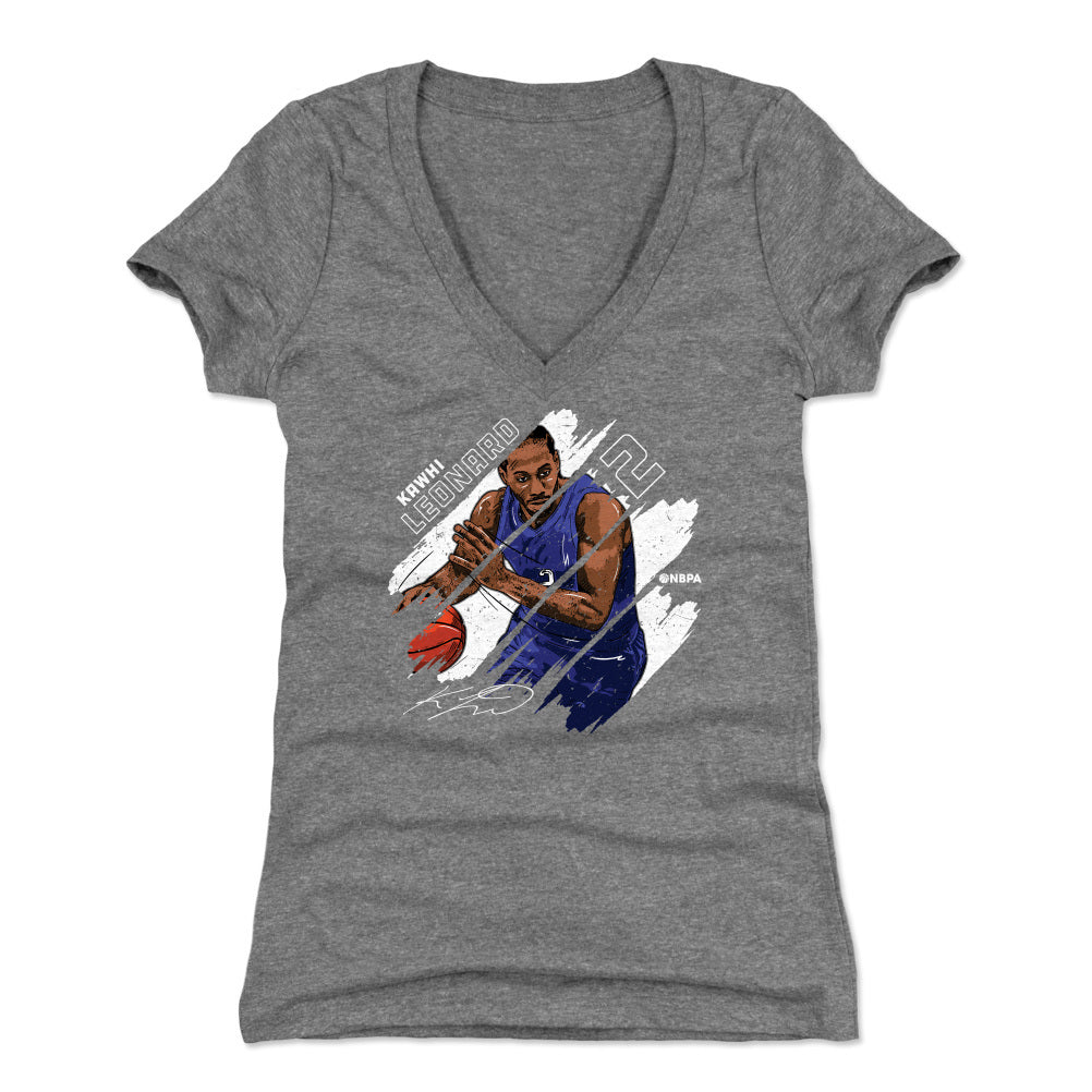 Kawhi Leonard Women's V-Neck T-Shirt | 500 LEVEL