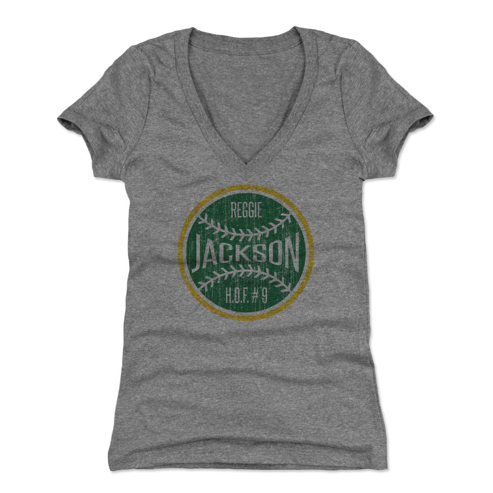Reggie Jackson Women's V-Neck T-Shirt | 500 LEVEL